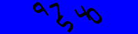 Blue Captcha Image